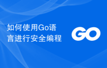 如何使用Go语言进行安全编程