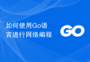 如何使用Go语言进行网络编程