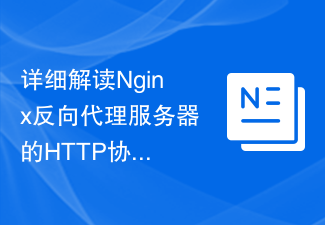 Nginx 역방향 프록시 서버의 HTTP 프로토콜 지원 및 성능 최적화에 대한 자세한 해석