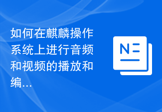 如何在麒麟操作系统上进行音频和视频的播放和编辑？