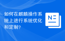 如何在麒麟操作系统上进行系统优化和定制？