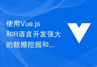 使用Vue.js和R语言开发强大的数据挖掘和机器学习的解决方案的实践经验和建议