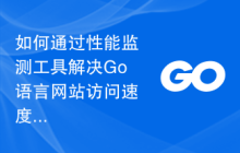 如何通过性能监测工具解决Go语言网站访问速度问题？