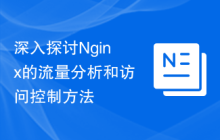 深入探讨Nginx的流量分析和访问控制方法
