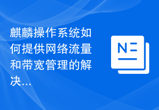 麒麟作業系統如何提供網路流量和頻寬管理的解決方案？