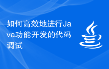 如何高效地进行Java功能开发的代码调试