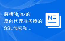 解析Nginx的反向代理服务器的SSL加密和证书管理实现细节