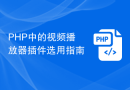 PHP中的视频播放器插件选用指南