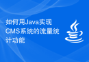 如何用Java实现CMS系统的流量统计功能
