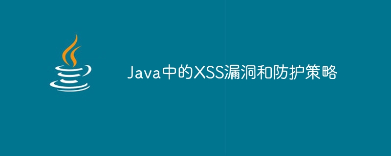 XSS-Schwachstellen und Schutzstrategien in Java