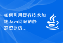 如何利用缓存技术加速Java网站的静态资源访问？