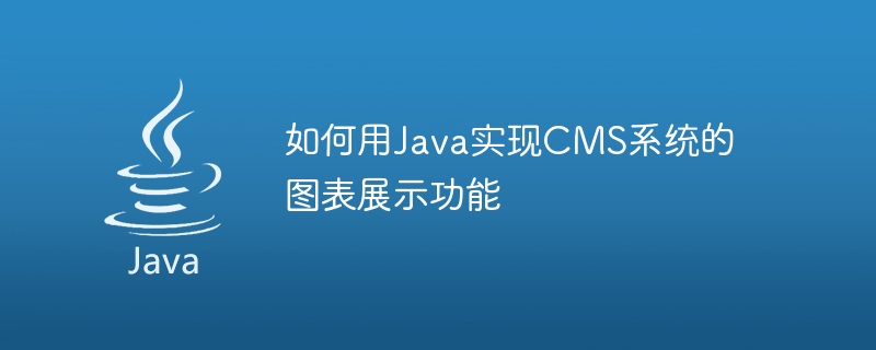 如何用Java实现CMS系统的图表展示功能