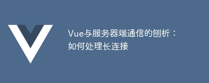 Analysis of Vue and server-side communication: how to handle long connections