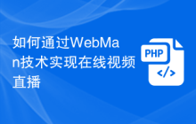 如何通过WebMan技术实现在线视频直播