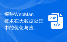 探秘WebMan技术在大数据处理中的优化与应用