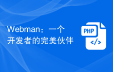 Webman：一个开发者的完美伙伴
