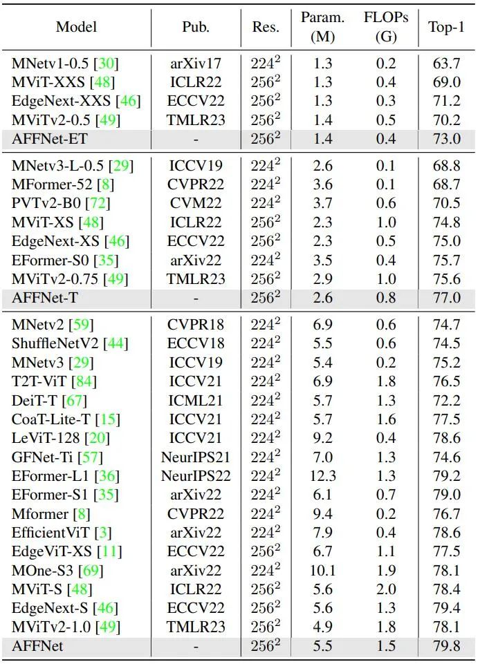 New backbone of lightweight visual network: efficient Fourier operator token mixer