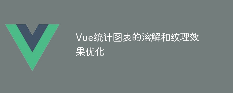 Vue統計チャートのディゾルブ効果とテクスチャ効果の最適化