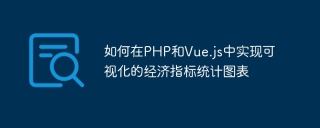 如何在PHP和Vue.js中实现可视化的经济指标统计图表