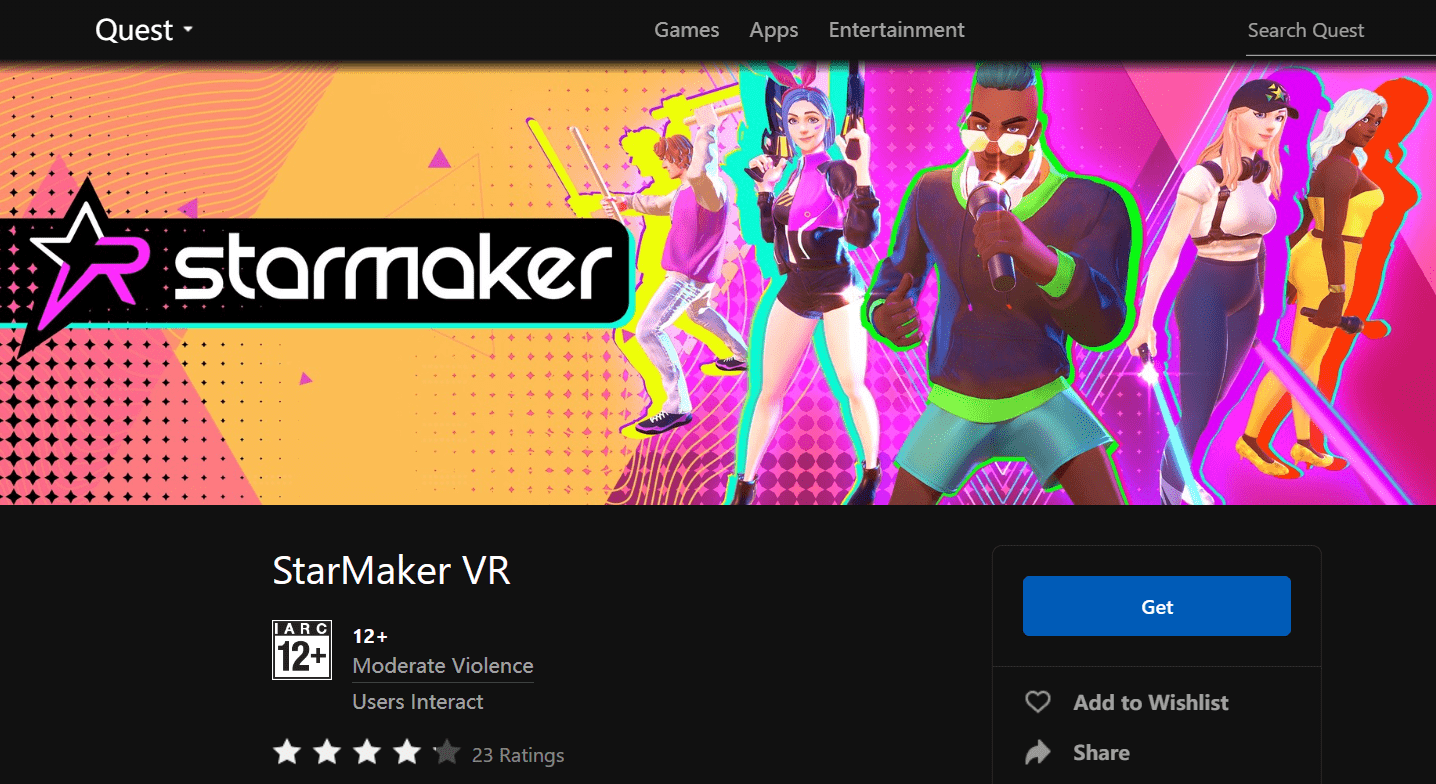 昆仑万维与 Meta 合作打造 StarMaker 的 VR 版本