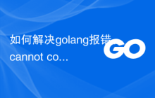 如何解决golang报错：cannot convert 'x' (type T) to type U，解决策略