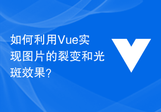 Vue を使用して画像に核分裂効果やスポット効果を実現するにはどうすればよいですか?