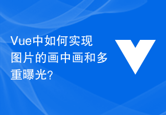 Vue中如何實現圖片的畫中畫和多重曝光？