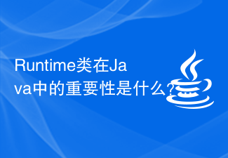 Runtime類別在Java中的重要性是什麼?