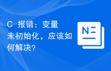 C++报错：变量未初始化，应该如何解决？