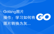 Golang图片操作：学习如何将图片转换为灰度图像