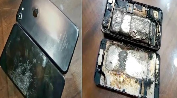 An Indian businessmans mobile phone exploded in his pocket, causing a thrilling fire incident with his iPhone!