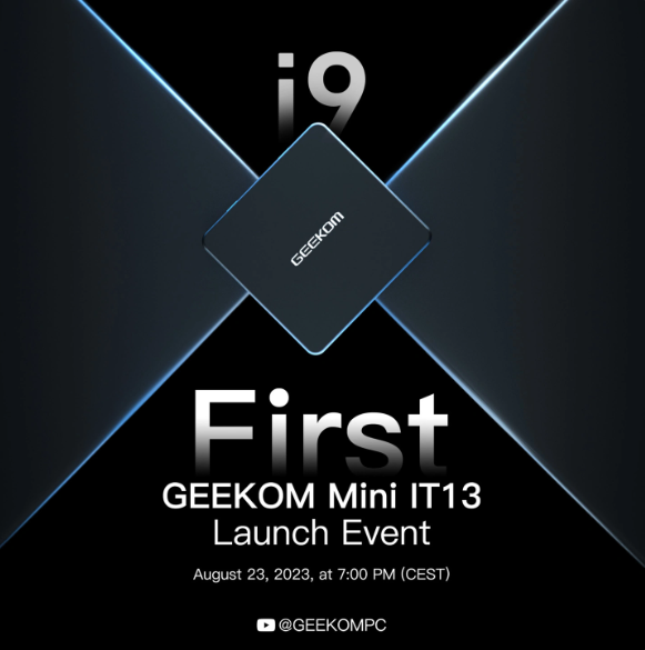 Ultimate performance display: Geekom launches a new mini host equipped with i9-13900H!