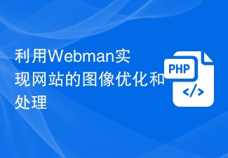 Gunakan Webman untuk mengoptimumkan dan memproses imej di tapak web