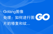 Golang图像处理：如何进行图片的修复和纹理合成