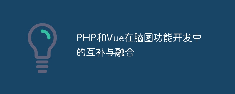 Complementation and integration of PHP and Vue in brain map function development