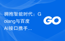 拥抱智能时代：Golang与百度AI接口携手构建智能应用