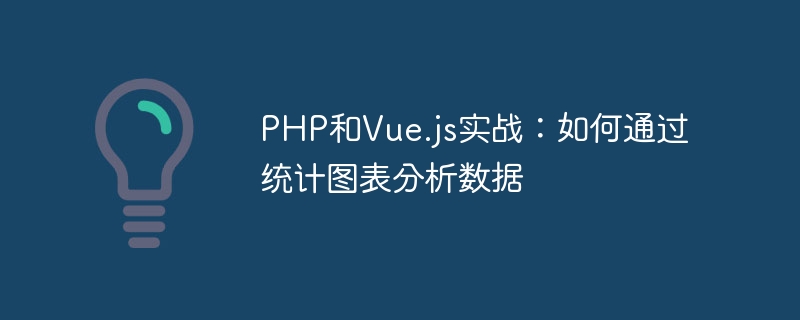 PHP와 Vue.js의 실제 작동: 통계 차트를 통해 데이터를 분석하는 방법