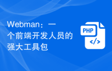 Webman：一个前端开发人员的强大工具包