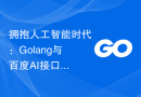 拥抱人工智能时代：Golang与百度AI接口携手，构建智能应用