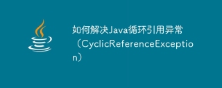 如何解决java循环引用异常（cyclicreferenceexception）