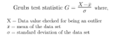 How to perform Grubbs test in Python