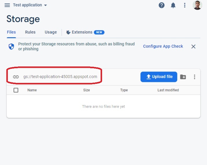 Firebase récupère lURL