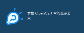 掌握 opencart 中的缓存艺术