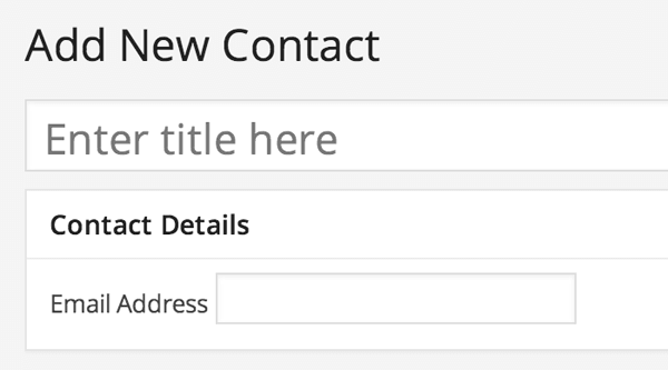 Create a simple CRM in WordPress: Create custom fields