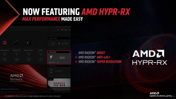 AMD melancarkan teknologi peningkatan prestasi satu klik HYPR-RX untuk sekali lagi meningkatkan pengalaman permainan