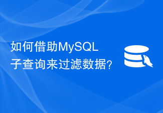 MySQL サブクエリを使用してデータをフィルタリングするにはどうすればよいですか?