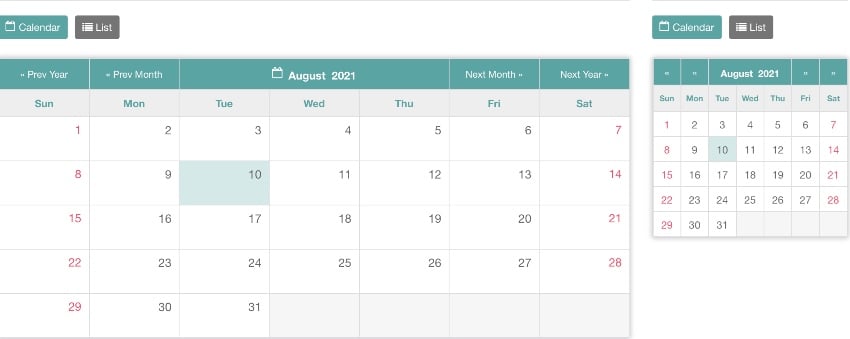 Les 15 meilleurs scripts de calendrier JavaScript et de calendrier dévénements pour 2023