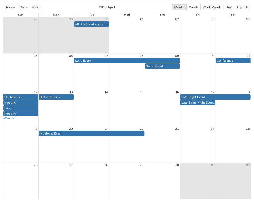 15 Skrip Kalendar JavaScript dan Kalendar Acara Terbaik untuk 2023