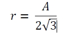 In a C program, translate the following into Chinese: What is the area of ​​a square inscribed in a circle inscribed in an equilateral triangle?