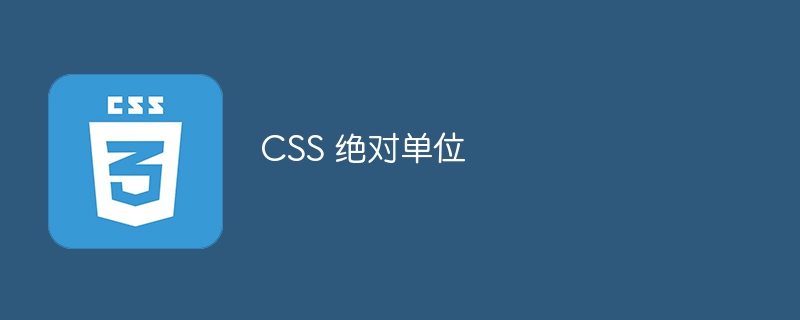 CSS 绝对单位